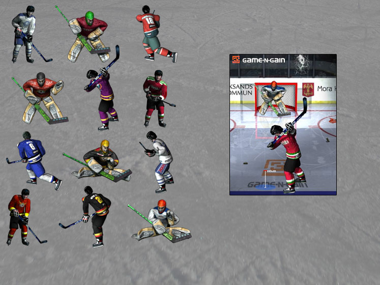 Slapshot with 3d graphics by Petter Krnemark